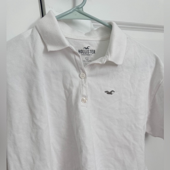 Hollister Crop polo shirt size S - Picture 2 of 2